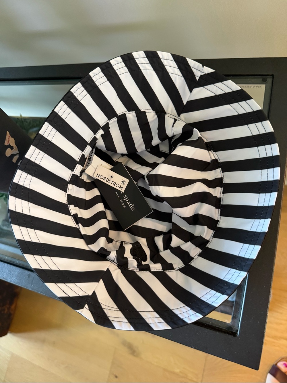 Kate Spade Reversible Stripped Bucket Hats